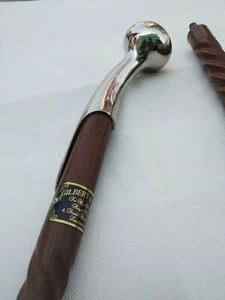 handmade Steampunk Logo Walking cane Men women Long Handle Horse-Hame-Knob - Picture 1 of 4