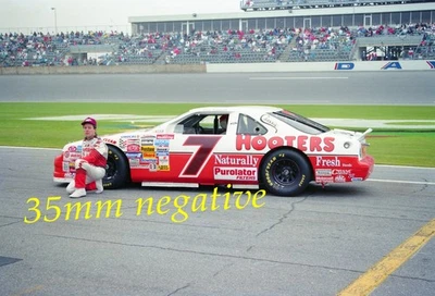 JUEGO DE 5 NEGATIVOS NASCAR 35 MM - ALAN KULWICKI, GEOFF BODINE Y KEN RAGAN #VR19 Foto 1 de 4
