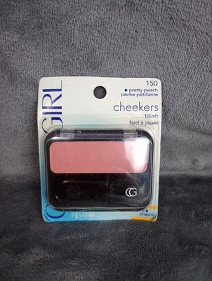 COVERGIRL Cheekers Blush Pretty Peach 150 Makeup Vintage NIB - Image 1 of 4
