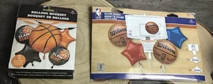 NBA Basketball 5 Decorative Balloons & 5 Decorative Slam Dunk Balloons -New - Picture 1 of 2