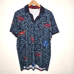 Greyson Jungle Wolf Poloshirt Größe XL Herren Golf Stretch Kurzarm Tiger - Bild 1 von 10