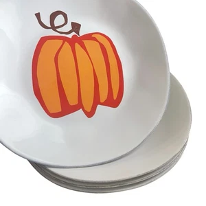4 platos de ensalada/postre de calabaza Jane Dixon de caja y barril 8" Portugal Acción de Gracias - Imagen 1 de 10