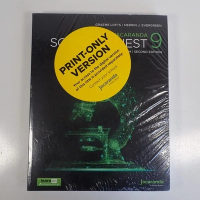 NEW Jacaranda Science Quest 9 Victorian Curriculum Second Edition Graeme Lofts - Image 1 of 2