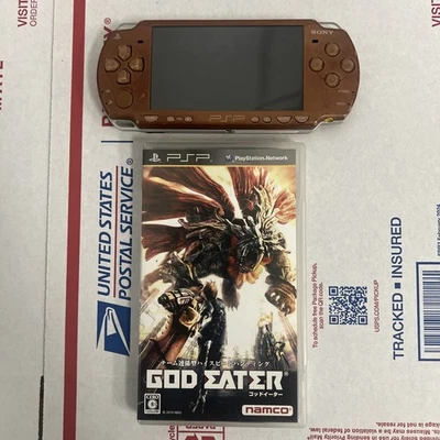 Sony PSP 2000 Matte Bronze Handheld System With God Eater Tested - Image 1 of 4