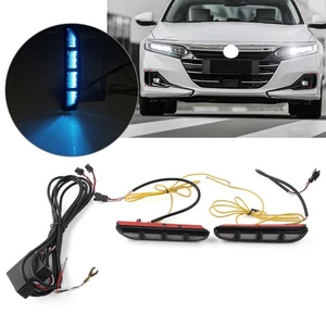 Per Honda Accord 2021-2023 Fendinebbia DRL Con Funzione Segnale Di Direzione Giallo - Foto 1 di 15