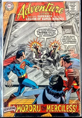 ADVENTURE COMICS #369 VG LEGION OF SUPER-HEROES 1ST MORDRU NEAL ADAMS COVER 1968 - Image 1 of 4