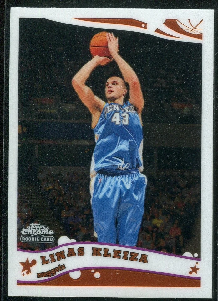 2005-06 Topps Chrome #175 Linas Kleiza RC Rookie Card - Image 1 of 1