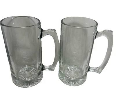 Taza de cerveza de vidrio grueso Jumbo de colección de 20-24 OZ taza de vidrio alta de alta resistencia Foto 1 de 4