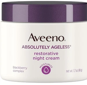 Aveeno Absolutely Ageless Anti Aging Restorative Night Cream 1.62 Fl Oz(48ml) - Picture 1 of 4