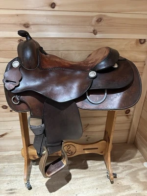 16英寸Pard’s Advantage西部训练工作马鞍 — 第 1/4 张图片