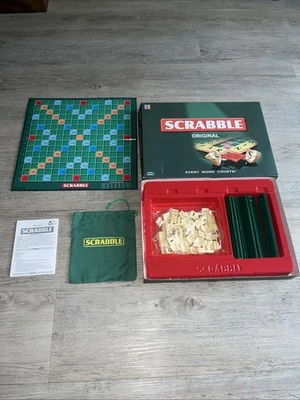 Scrabble Original Board Game Mattel 100% Complete With Instructions Vgc NEW - Image 1 of 4
