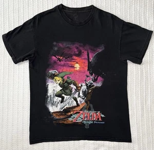 The Legend Of Zelda Twilight Princess Graphic Print T Shirt Black Sz MD 20” X 26 - Picture 1 of 6