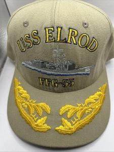 Gorra USS Elrod FFG-55 talla única cierre a presión H-96c - Imagen 1 de 5