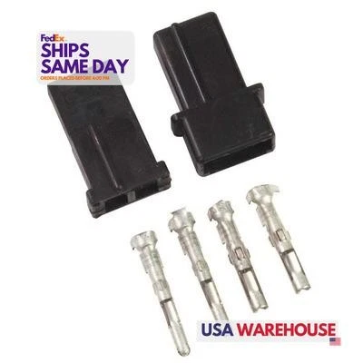 Msd Ignition 8824, Kit Two Pin Connector Aftermarket High Performance Racing Par - Image 1 of 4