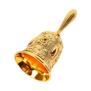 Campanello a Mano Campana in Metallo Campanello da Tavolo per Ristoranti Hotel - Foto 1 di 24