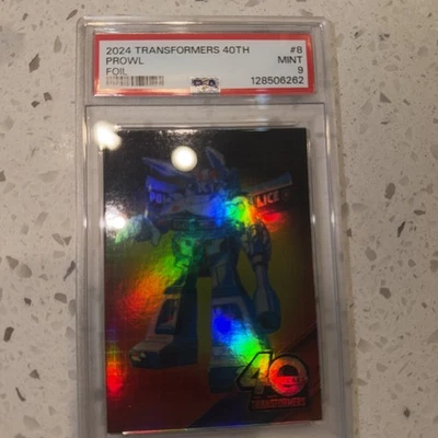 2024 Transformers 40th Anniversary Prowl Foil 💥PSA 9 💥Pop 1 - Image 1 of 2