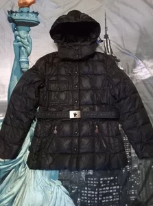 Vintage Moncler Black Women's Puffer Size 0 - Picture 1 of 24