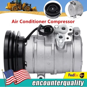 Air Conditioner Compressor For Caterpillar 320C 320D Excavators 2597244, 2316984 - Picture 1 of 12