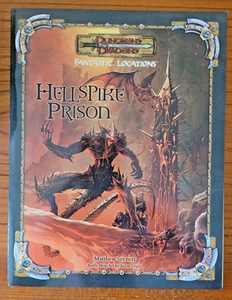 Fantastic Locations: Hellspike Prison - D&D 3.5 - WOTC - One of Two Maps Missing - Picture 1 of 5