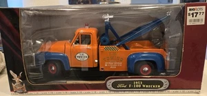 1/18 Road Legends 1953 Ford F-100 Wrecker Orange NEW - Picture 1 of 7