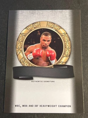 2012 Leaf PROOF MISSING AUTO & # Award Winners Mike Tyson Boxing - Image 1 of 4