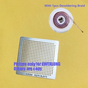 5Pcs BGA Steel Mesh BGA Reballing Stencil For N270-SLB73 N270-SLB73 - Bild 1 von 1