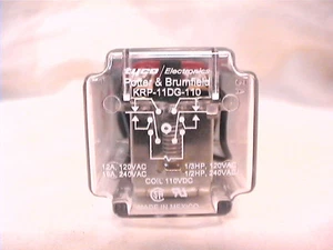 1 NEW TYCO POTTER & BRUMFIELD RELAY KRP-11DG-110 110VDC COIL - Picture 1 of 1