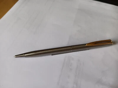Stylo bille Waterman CF Acier brossé steel brushed BP - Photo 1/4