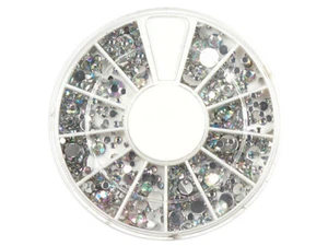 600 Strass Pietre 4 Misure Trasparente Iridescente R-106 - Foto 1 di 1