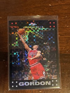 2007-07 Topps Chrome Ben Gordon Xfractor #77 34/50