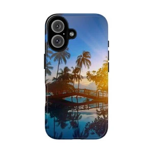 Tough Cases: Tropical Sunset Phone Case, Summer Vibes, Beach Decor, Gift [...] - Picture 1 of 9