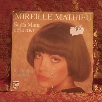Mireille Mathieu ‎– Santa Maria De La Mer / Toi L'Indien Mon Ami EP 45 RPM - Image 1 of 4