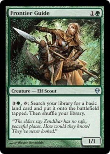 Frontier Guide ~ Moderately Played Zendikar MTG Magic UltimateMTG Green Card - Image 1 of 1