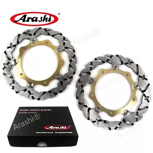 Rotor de disco de freno delantero Arashi dorado para Yamaha X-MAX YP ABS 400 XMAX400 2013-2015 - Imagen 1 de 9