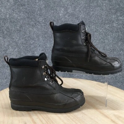 Totes Boots Womens 5 M Dakotah Thermolite Steel Shank Duck Winter Snow Black - Image 1 of 4