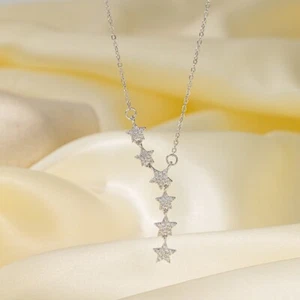 Isla Falling Star Necklace – 18K Gold Plated 092946 - Picture 1 of 1