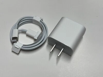 Genuine OEM  20W iPhone & iPad Fast Charger USB-C to Lightening A2305 A2561 - Image 1 of 4