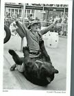 *NH Postcard-"Jasper The Bear in 1987 Bear Show" Clark's Trading Post/ {G166-S1}