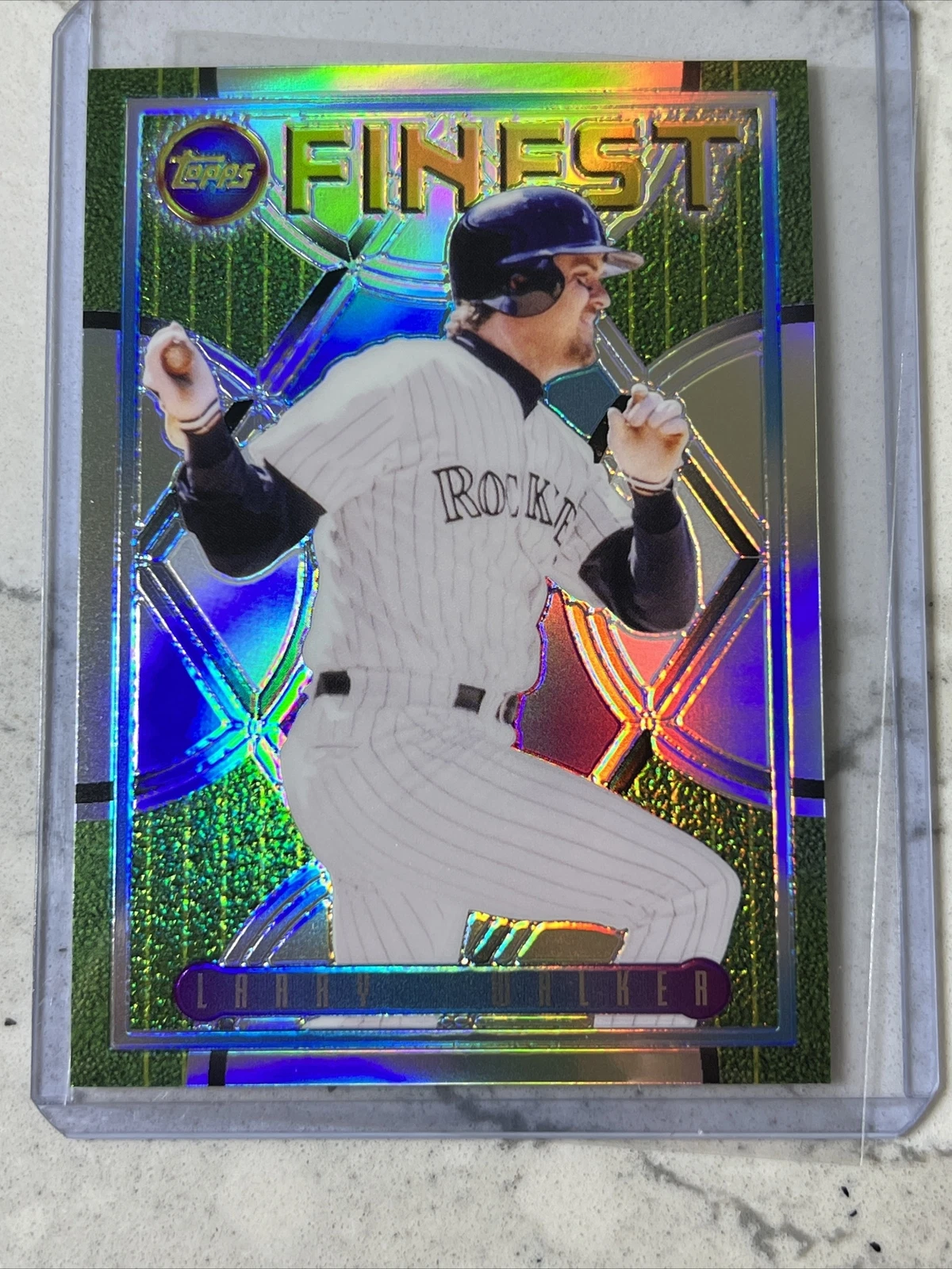2022 Topps Finest Flashbacks - Refractor #210 Larry Walker