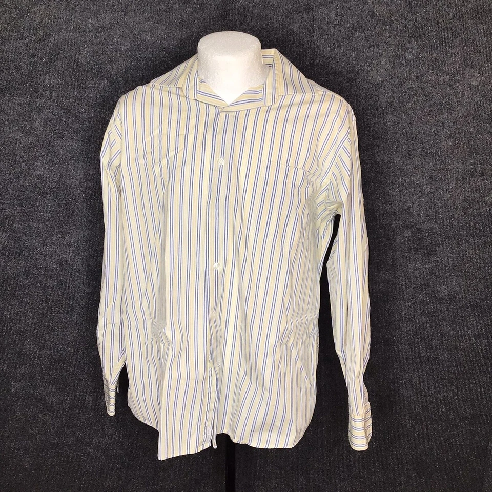 Alex Canon Dress Shirt 16 34/35 Men's Multi color Striped Long Sleeve Button up - Image 1 of 4