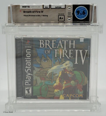 Breath of Fire IV 4 PS1 WATA Graded 9.6 A+ Sealed Capcom - Image 1 of 4