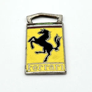 Portachiavi Ferrari ORIGINALE Vintage Portachiavi Fob Portachiavi Rarità Oldtimer - Foto 1 di 3