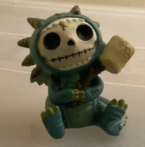Ebros Furrybones Scorchie The Dragon Cooking Marshmallow Figurine 2.25" H - Picture 1 of 3