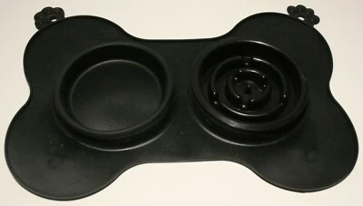 Perro Gato Alimentación Lenta Cuenco Mantel Bandeja de Silicona Antideslizante Succión *Falta Cuenco* Foto 1 de 4