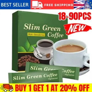 18~90X Green Coffe Green Slim Coffee with Ganoderma Control Weight-Loss 2025 - Picture 1 of 8