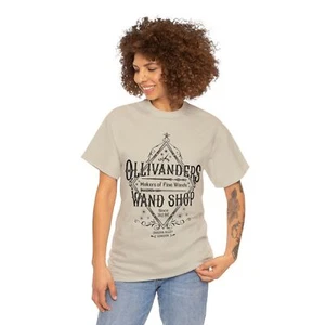 Ollivanders Wand Shop Unisex Heavy Cotton Tee - Picture 1 of 5