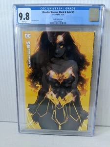 Wonder Woman Black & Gold 5 CGC 9.8 1:25 Rose Bek variante copertina codice QR - Foto 1 di 3