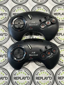 Sega Genesis F-16 Sentai Wireless Controllers NO Receiver Untested - Picture 1 of 2