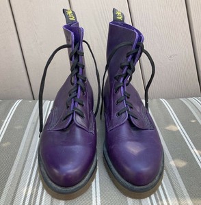 purple doc martens mens