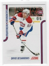 David Desharnais 11-12 Panini Score Hockey Base Common #252 Montreal Canadiens